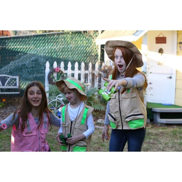 S/M Combination Set: 1 Tan Cargo Vest for Kids wit - Picture 10 of 10